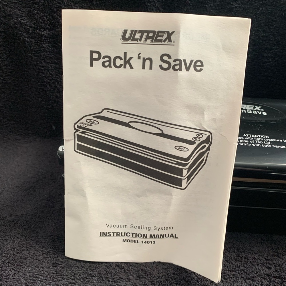NWOT Ultrex Vacuum Sealing System with Manual and Bags, Never Used - Picture 14 of 16